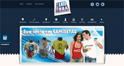 Desktop Screenshot of camisadalatinha.com.br