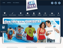Tablet Screenshot of camisadalatinha.com.br